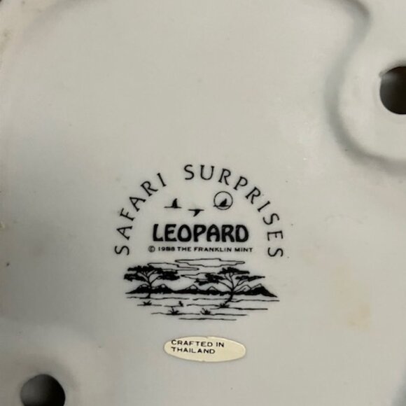 1988 Franklin Mint Safari Suprises Leopard - Picture 2 of 5